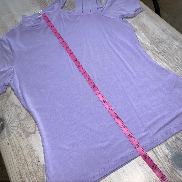 Like New! Venus Strappy One Cold Shoulder High Neck Top - Picture 9 of 14